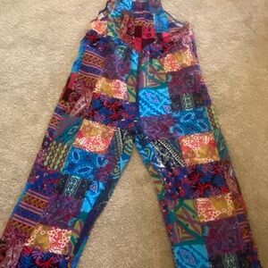 Amazon Multicolor Patchwork Women's Jumpsuit